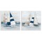 Stupell Industries Sailboat Fleet Voyage 2pc Wall Plaque Set Design by Sally Swatland